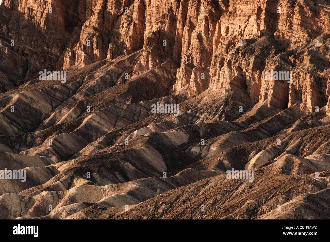 Death Valley Ringed Rocks Red rocks in the Death Valley National Park creating a martian ...