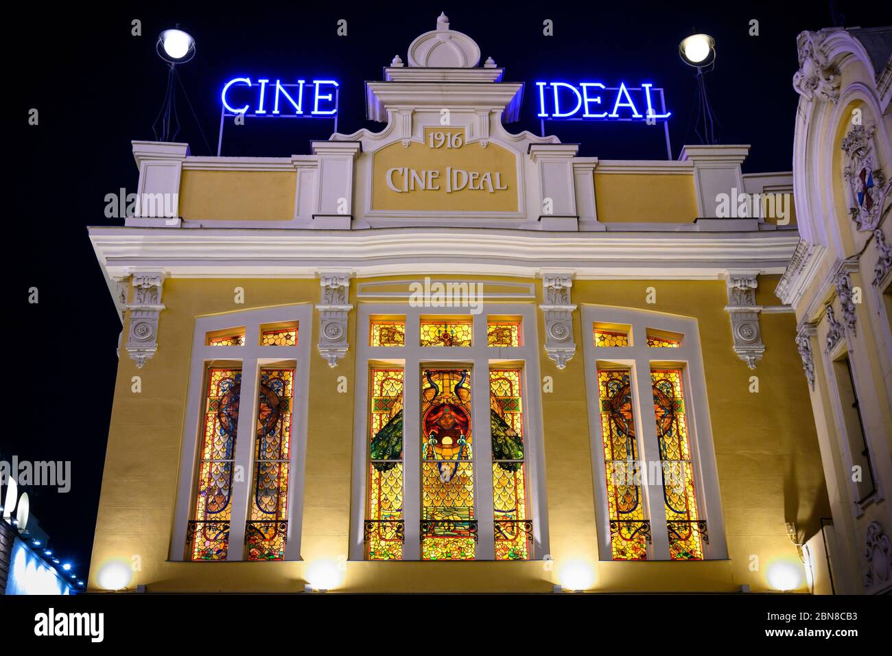 The Yelmo Cine Ideal one of Madrid's oldest cinemas circa 1916. With