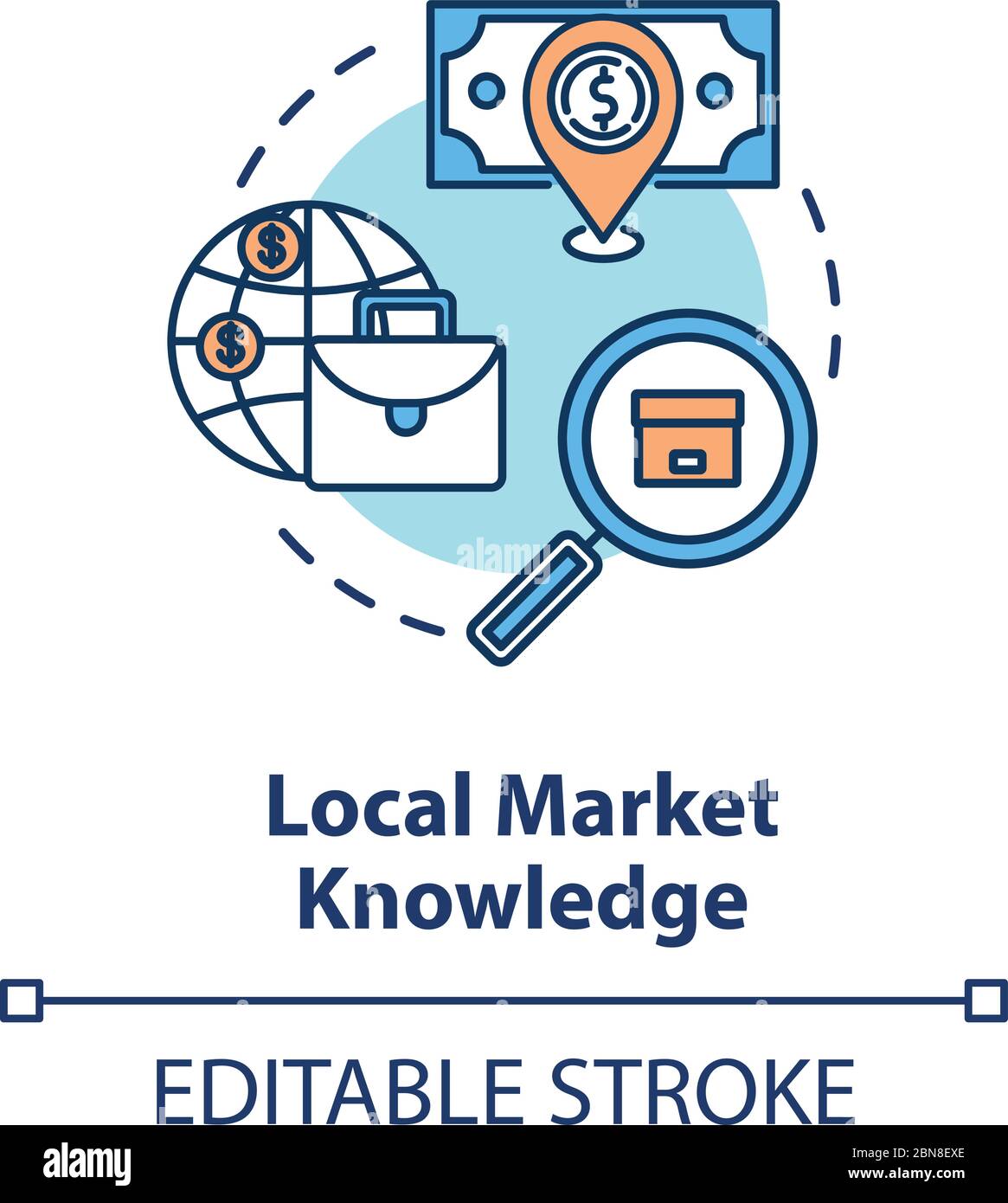 Local market knowledge concept icon Stock Vector Image & Art Alamy