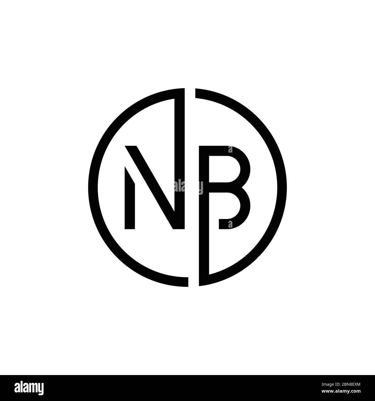Initial Letter NB Logo Design Vector Template. Creative Abstract NB Letter  Logo Design Stock Vector Image & Art - Alamy