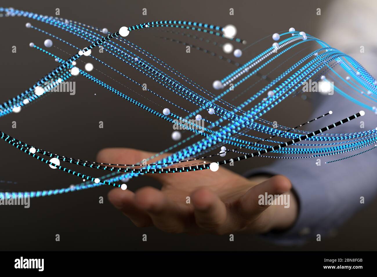 Big data visualization visual information hi-res stock photography and ...