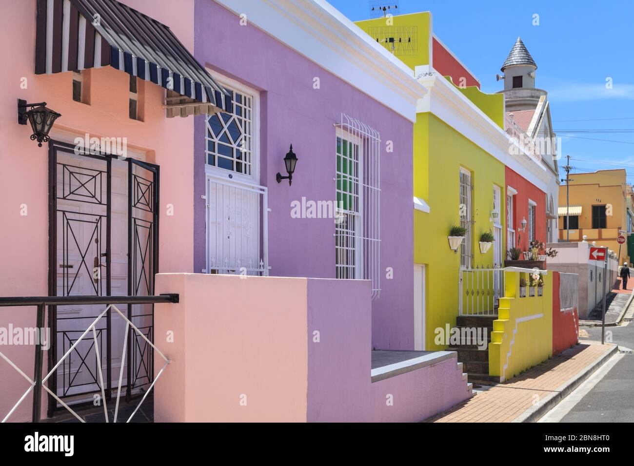 Distinctive coloured houses architecture buildings hi-res stock ...