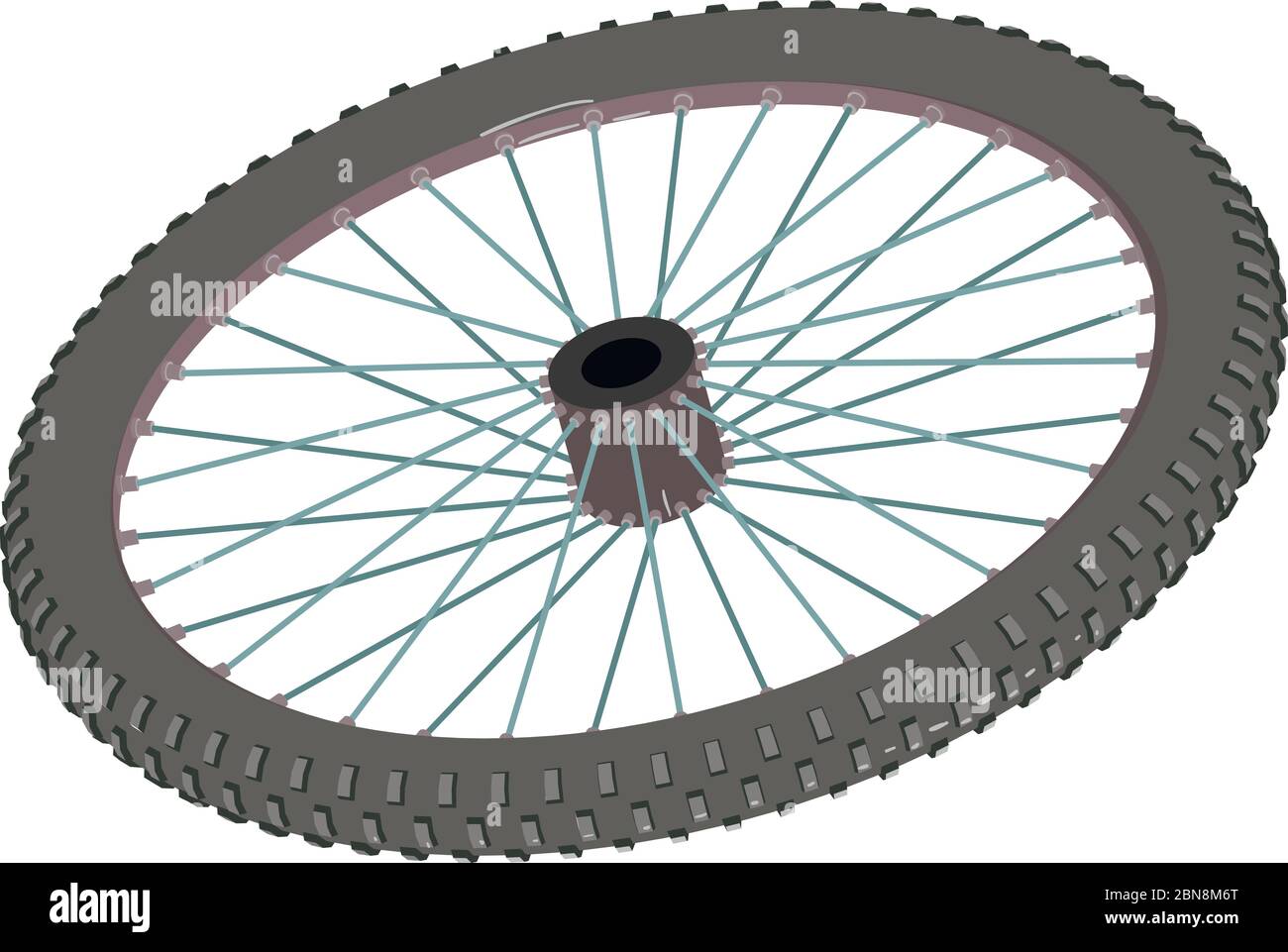 Bike wheel icon, isometric style Stock Vector Image & Art Alamy