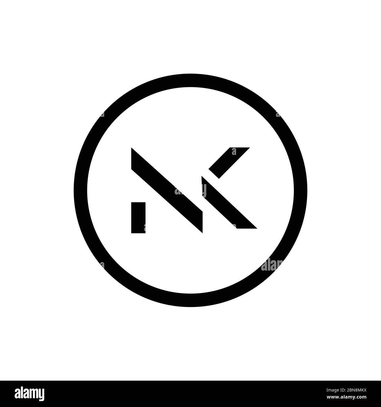 Letter k and n Black and White Stock Photos & Images - Alamy