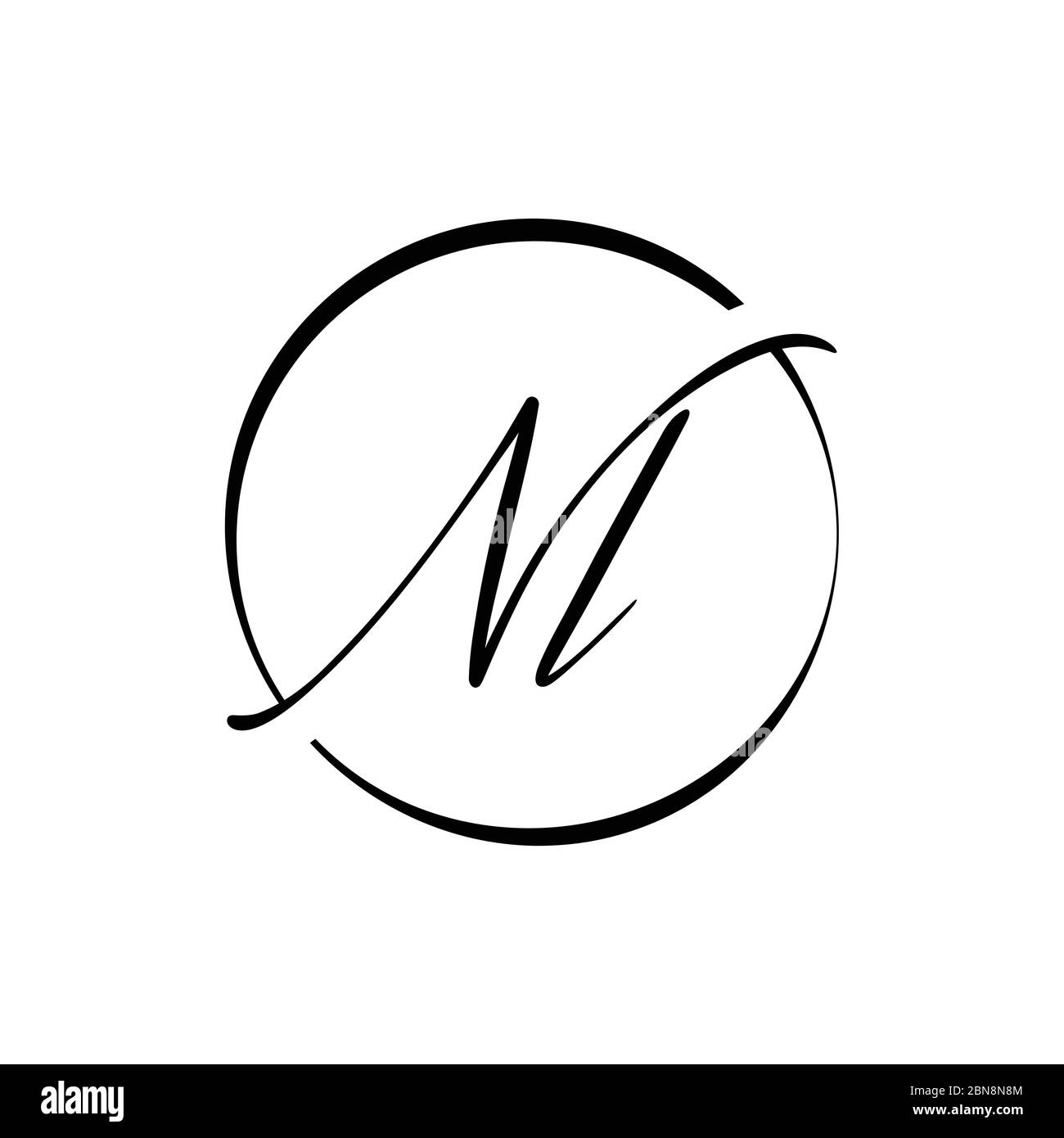 weer terug Open Initial Letter NL Logo Design Vector Template. Creative Abstract NL Letter  Logo Design Stock Vector Image & Art - Alamy