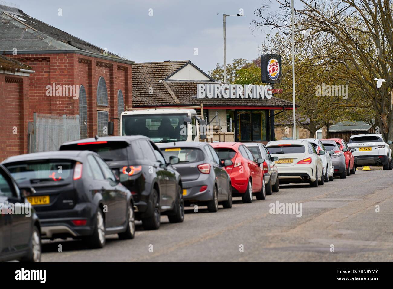 Burger King, 27 East Road, Elgin, UK. 13th May, 2020. UK IV30 1XG. This