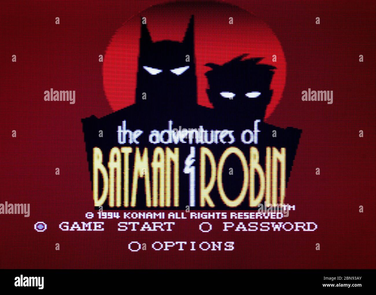The Adventures of Batman & Robin - SNES Super Nintendo - Editorial use only  Stock Photo - Alamy
