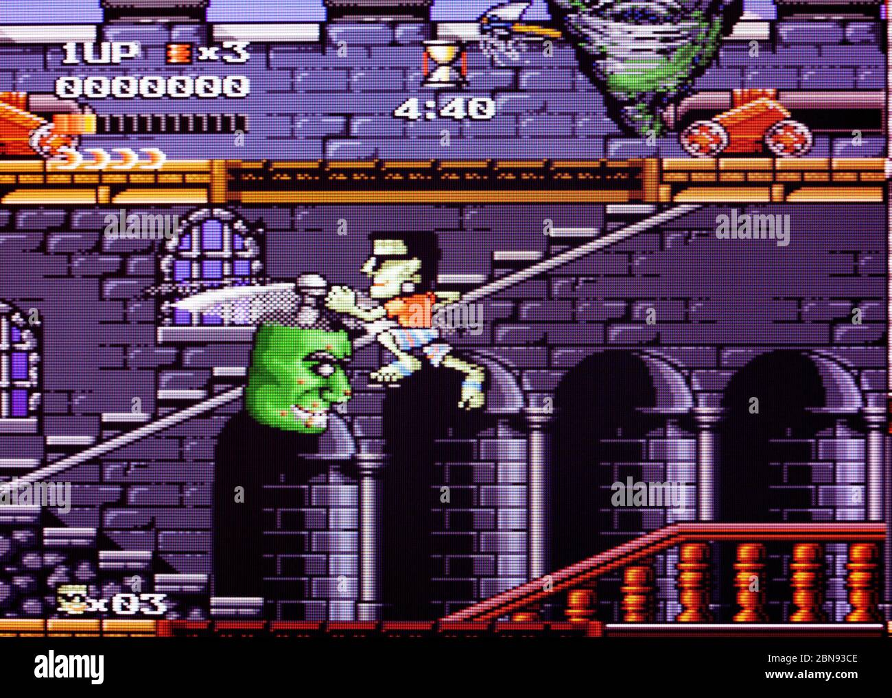 The Adventures of Dr Franken - SNES Super Nintendo - Editorial use