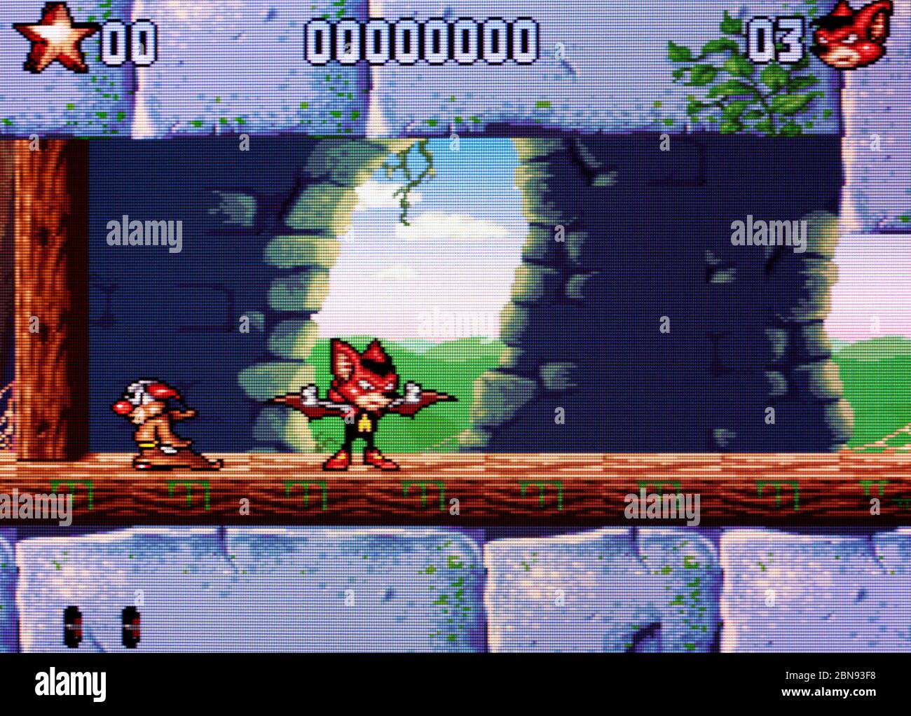 Aero The AcroBat 2 SNES Super Nintendo Editorial use only Stock