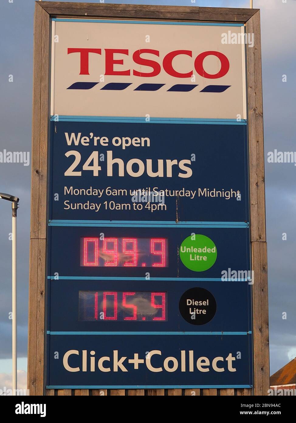 Sheerness, Kent, UK. 13th May, 2020. Exceptionally low fuel prices of
