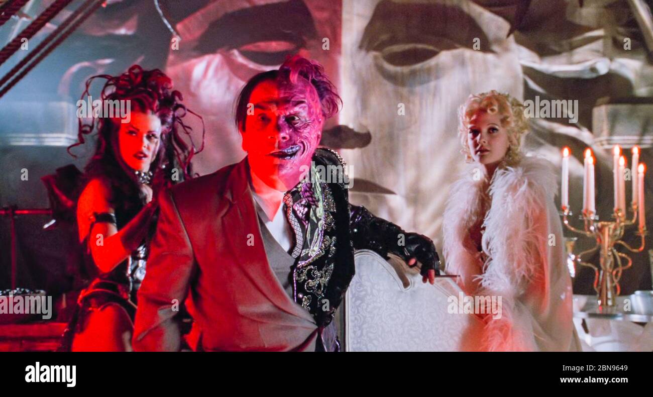 USA. Tommy Lee Jones , Drew Barrymore and Debi Mazar in the ©Warner Bros film Batman Forever