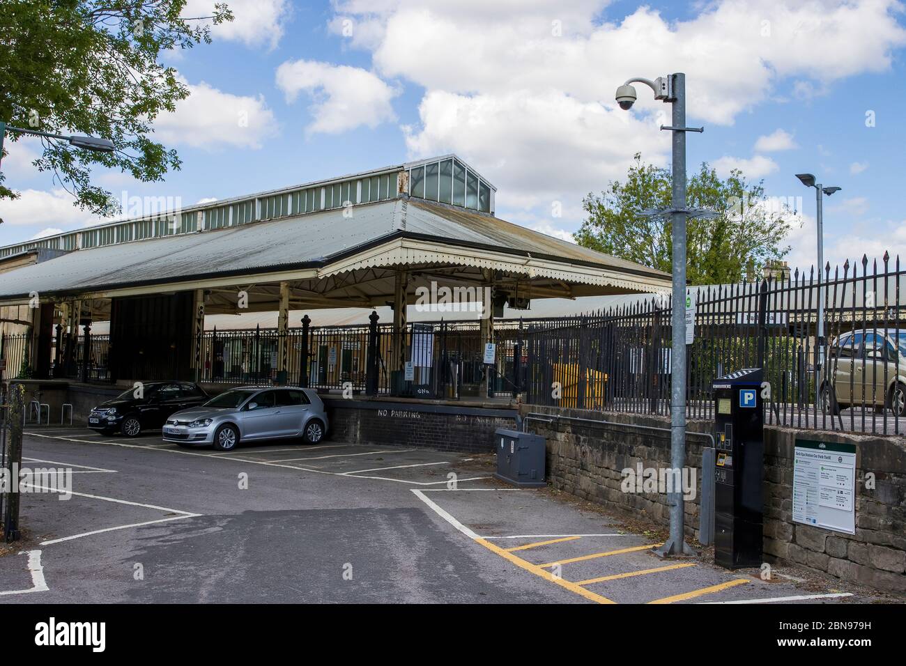 Bath Spa Railway Station from the Car Park Stock Photo - Alamy