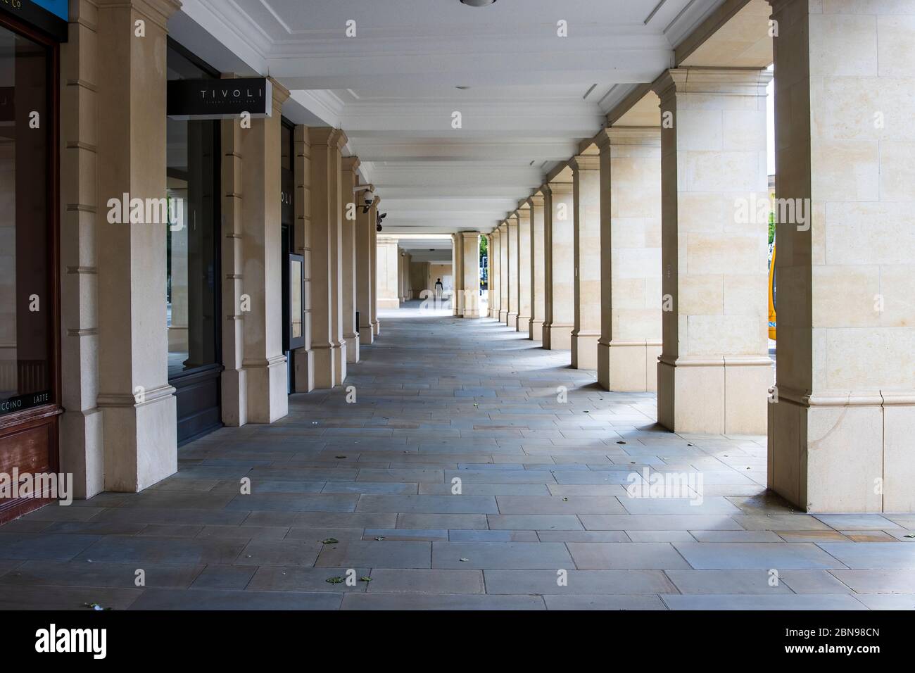 The Stone Pillars of Bath's Southgate, Outer Walkway Stock Photo Alamy