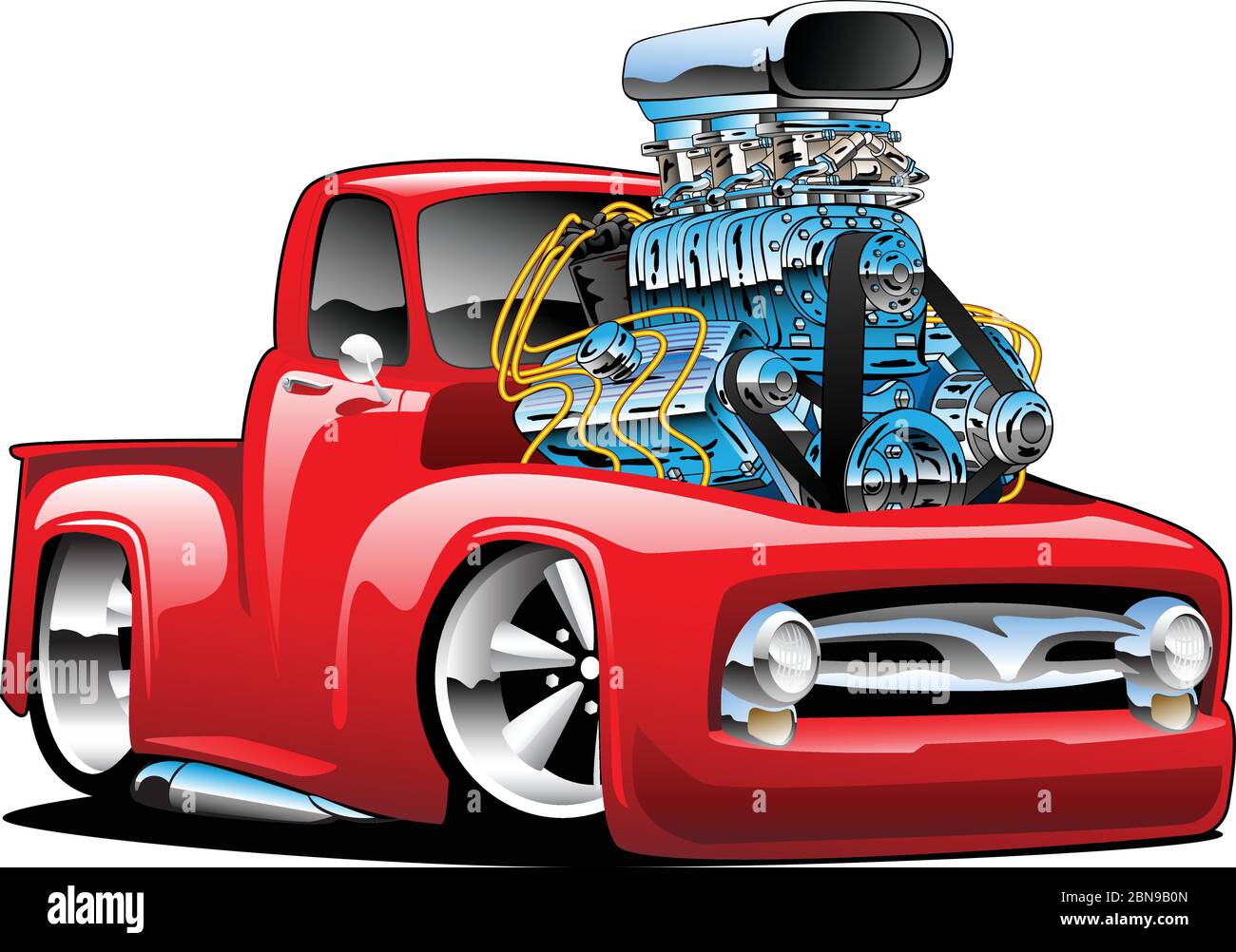 Cartoon hotrod hi-res stock photography and images - Alamy