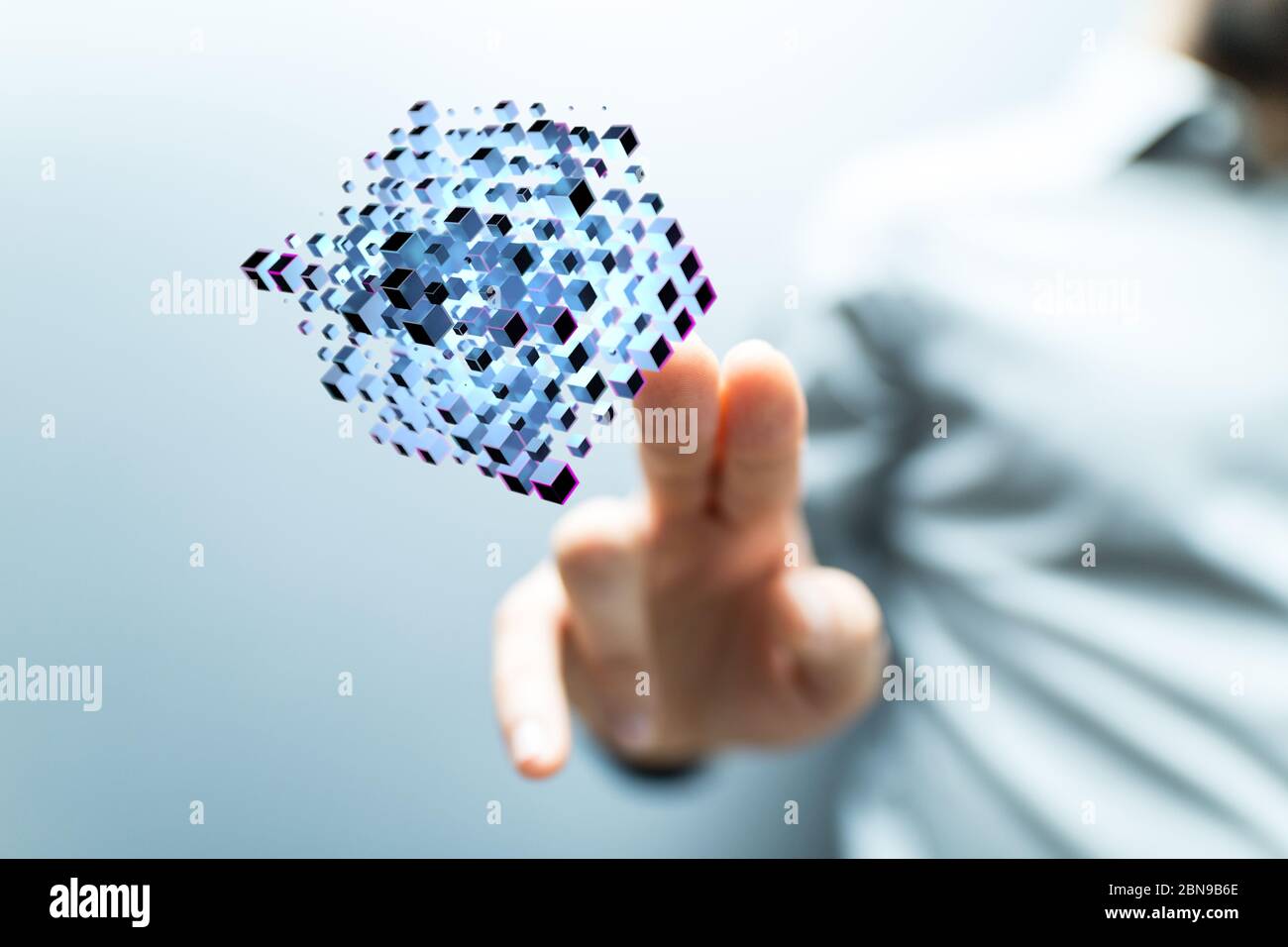computering cloud computing and files Stock Photo