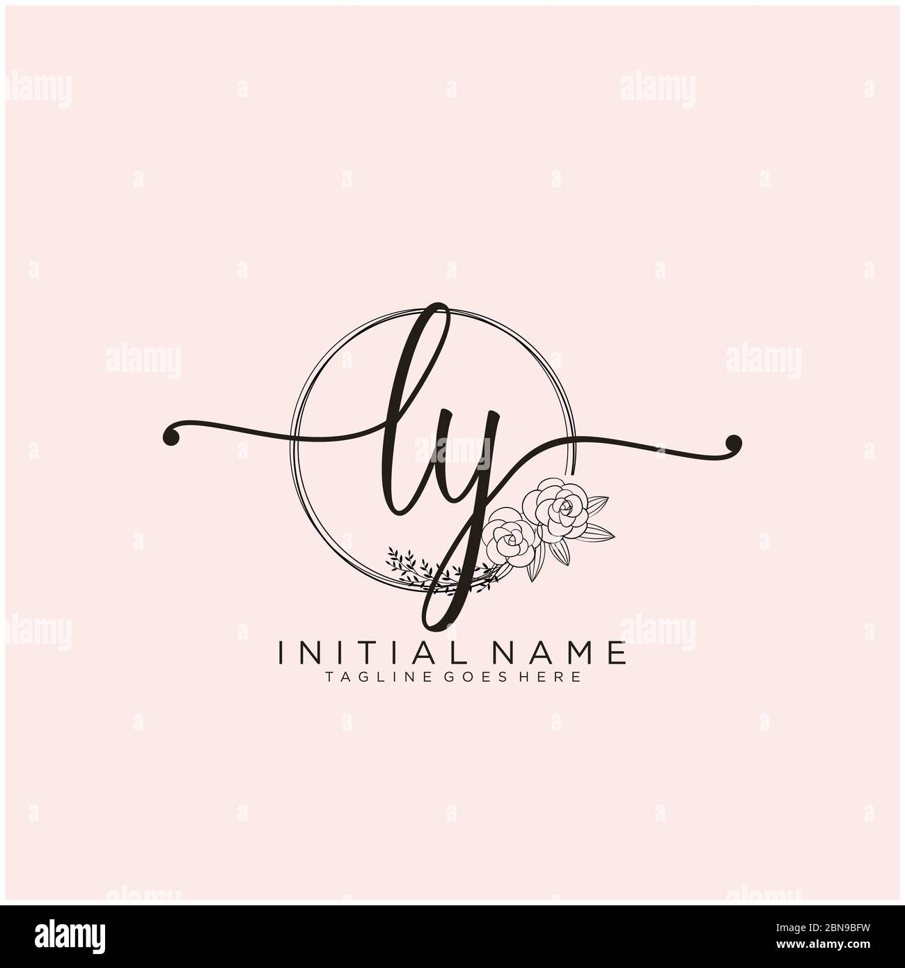 Premium Vector  Modern letter ly logo suitable for any business