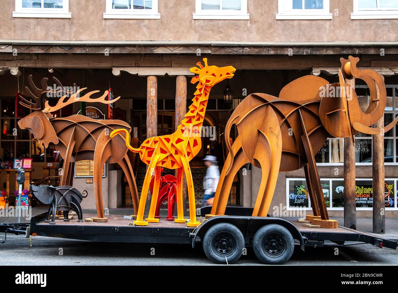 Metal animal sculptures, Santa Fe, New Mexico USA Stock Photo - Alamy Metal animal sculptures, Santa Fe, New Mexico USA Stock Photo - Alamy