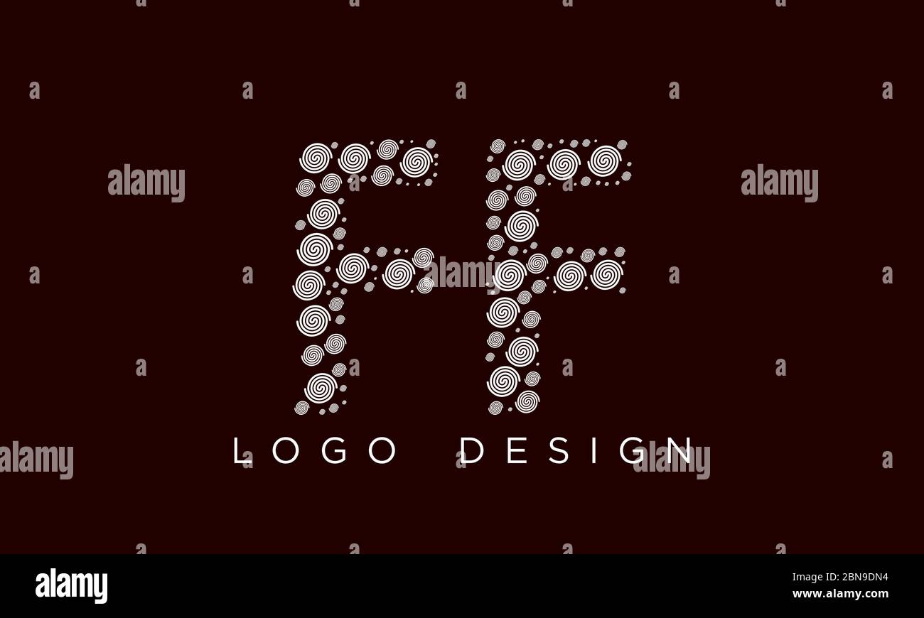 Modern unique creative alphabet letter F logo design, Minimalist F monogram initial based vector icon. Stock Vector