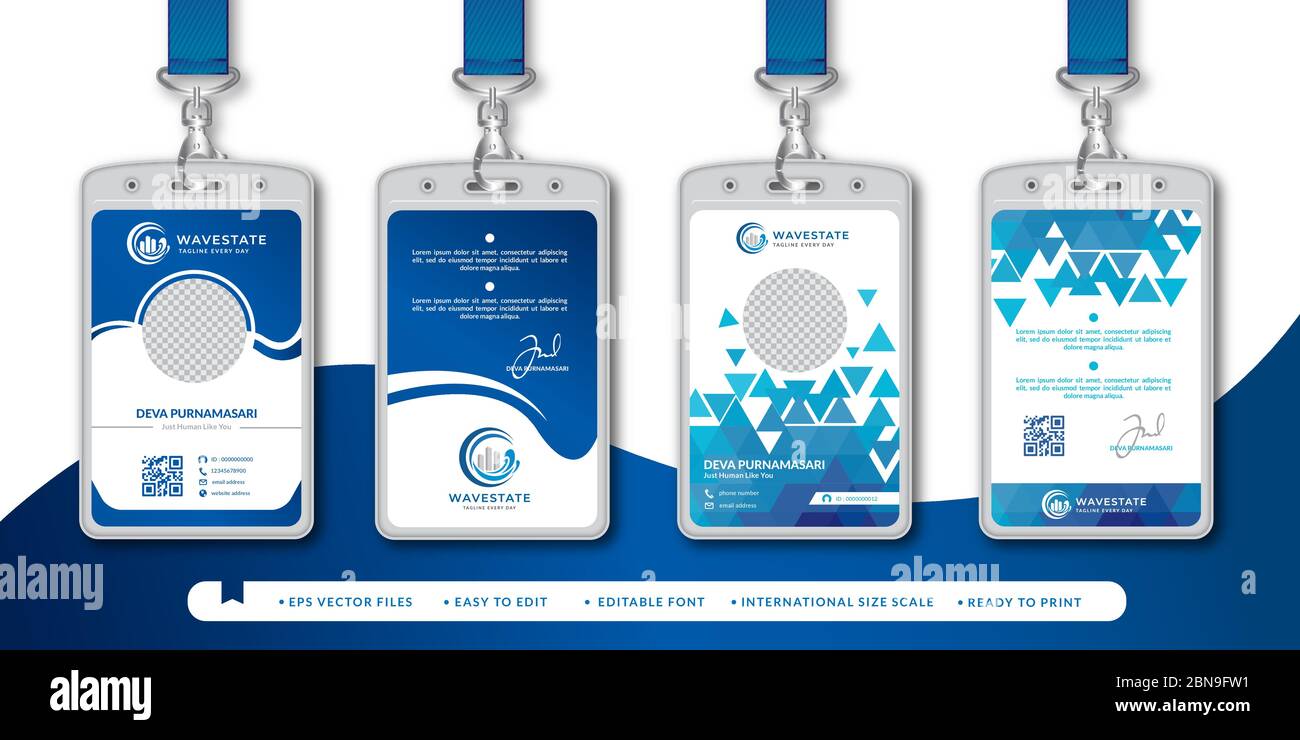 Id Card Vector Design