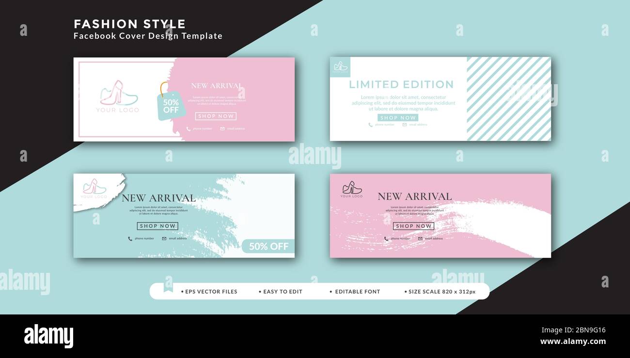 Fashion Style Facebook Cover Design Template Stock Vector Image Art Alamy Fashion Style Facebook Cover Design Template Stock Vector Image Art Alamy