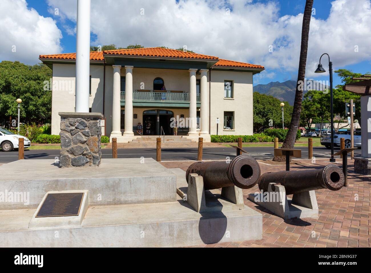 Old Lahaina Courthouse Stock Photo Alamy