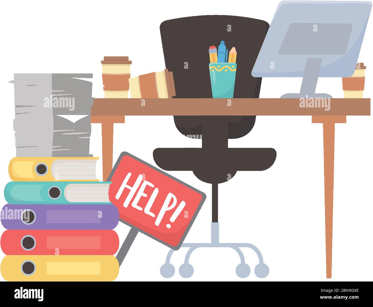 Messy Papers Clipart