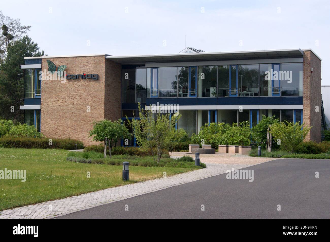 Berlin-Spandau Leiterplatten-Hersteller.contag - Fabricante de placas de circuito - Manufacturer of circuit boards - Fabricant de circuits imprimés Stock Photo