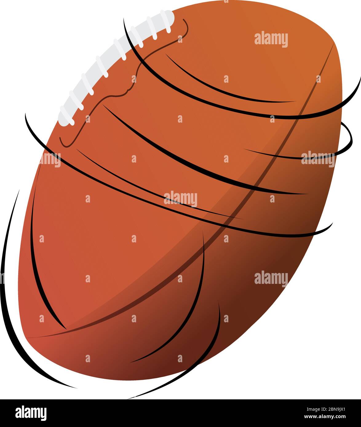 American football ball Stock Vector Image & Art - Alamy