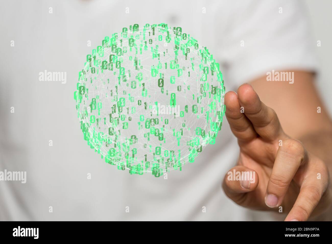 A computering cloud computing and files Stock Photo