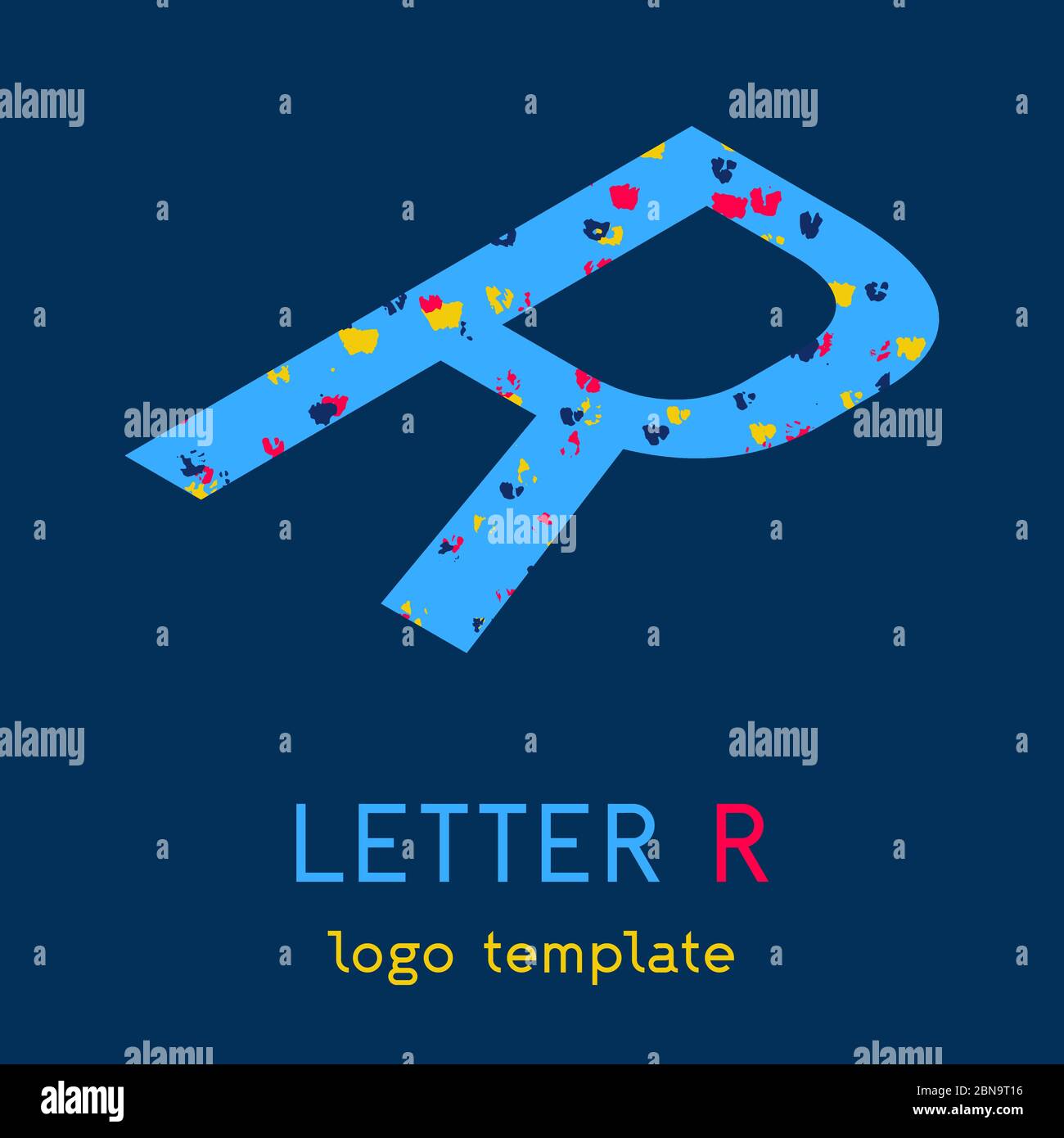 The Logo Template Using The Letter R Stock Vector Image And Art Alamy 6618