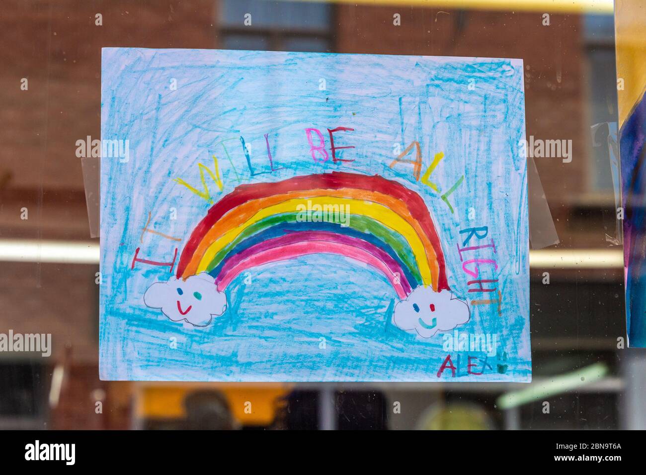 Rainbow of hope drawing hi-res stock photography and images - Alamy