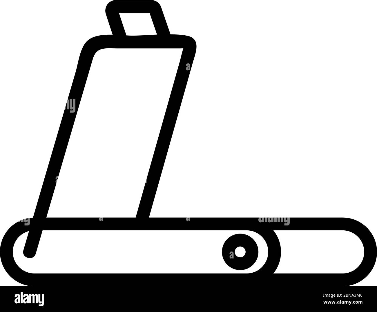 functional jogging machines for effective workouts icon vector outline ...
