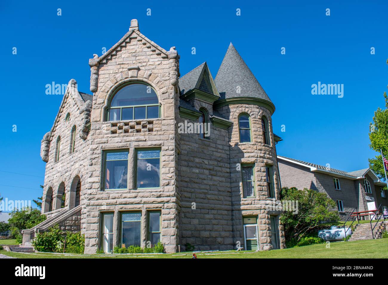 White Sulphur Springs, MT, USA July 17, 2019 The Castle Stock Photo