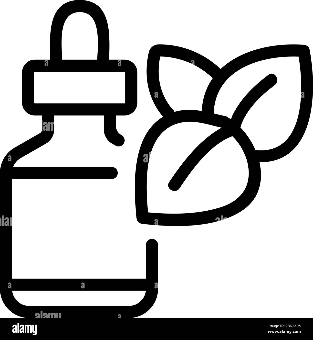 bottle of elixir oregano icon vector outline illustration Stock Vector ...