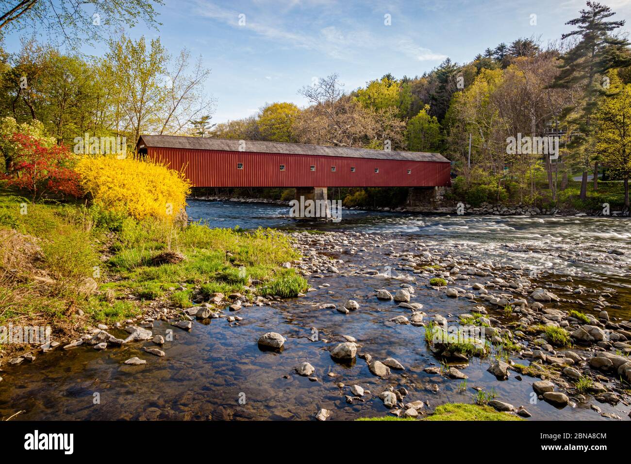 West cornwall covered bridge over hires stock photography and images