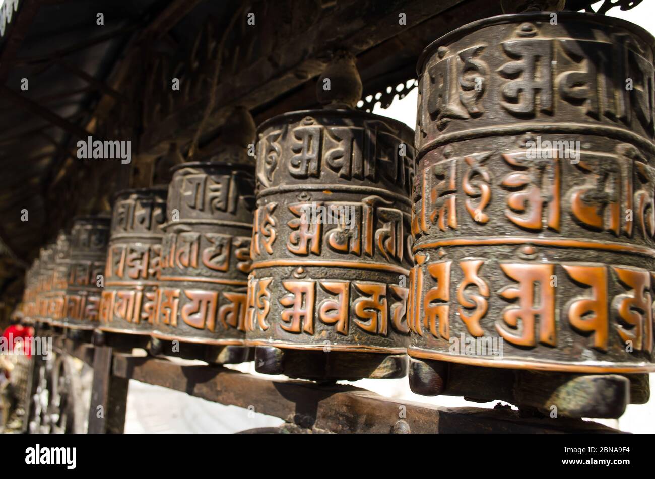 Prayer wheels are used primarily by the buddhists of tibet and Nepal