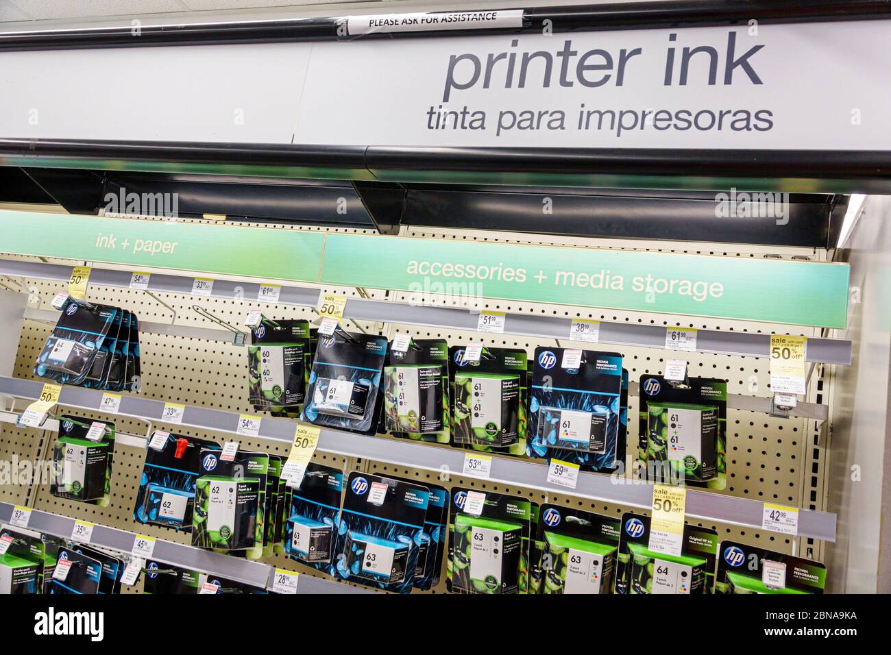Miami Beach Florida,Walgreens,pharmacy drugstore,printer ink hp Hewlett ...