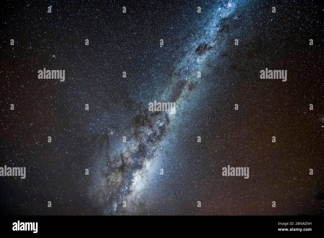 Milky Way in the New Zealand night sky, West Coast, New Zealand ...
