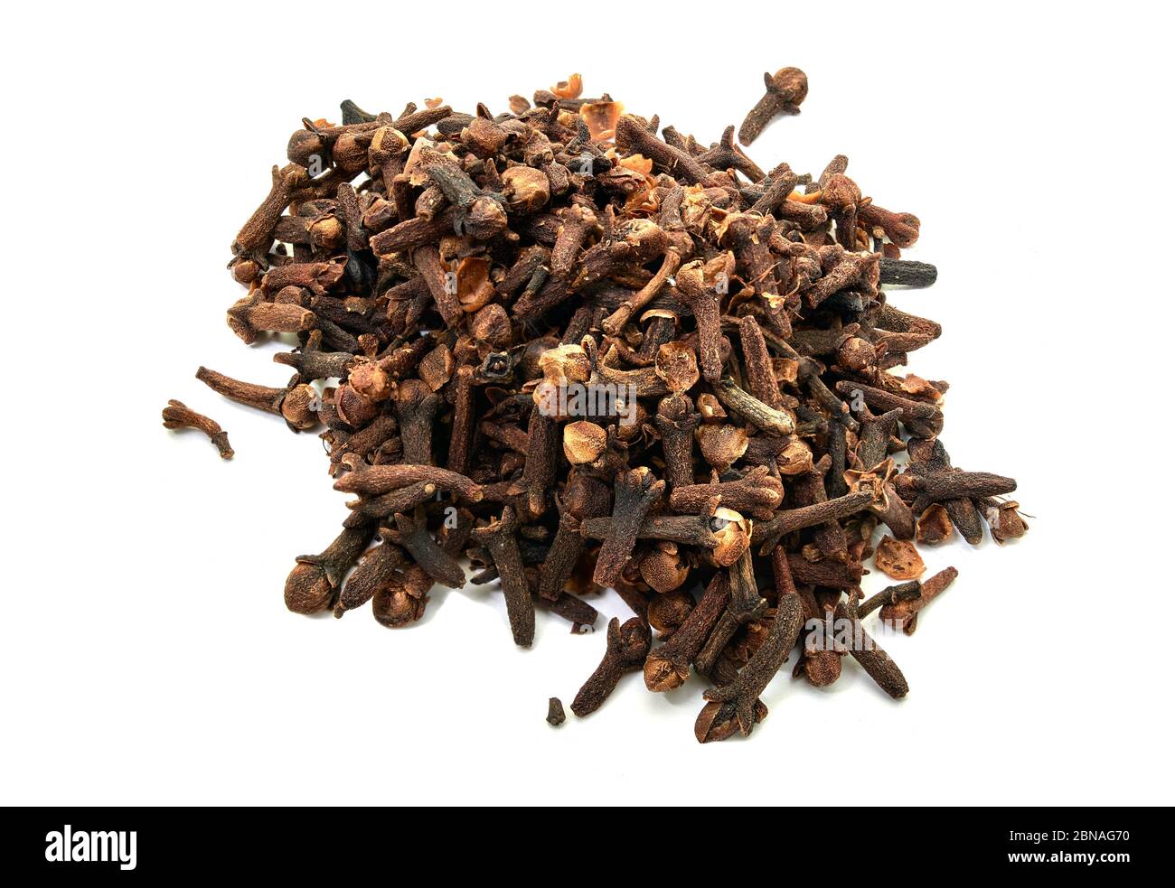 Dried Indian spice cloves on white isolated background Stock Photo Alamy