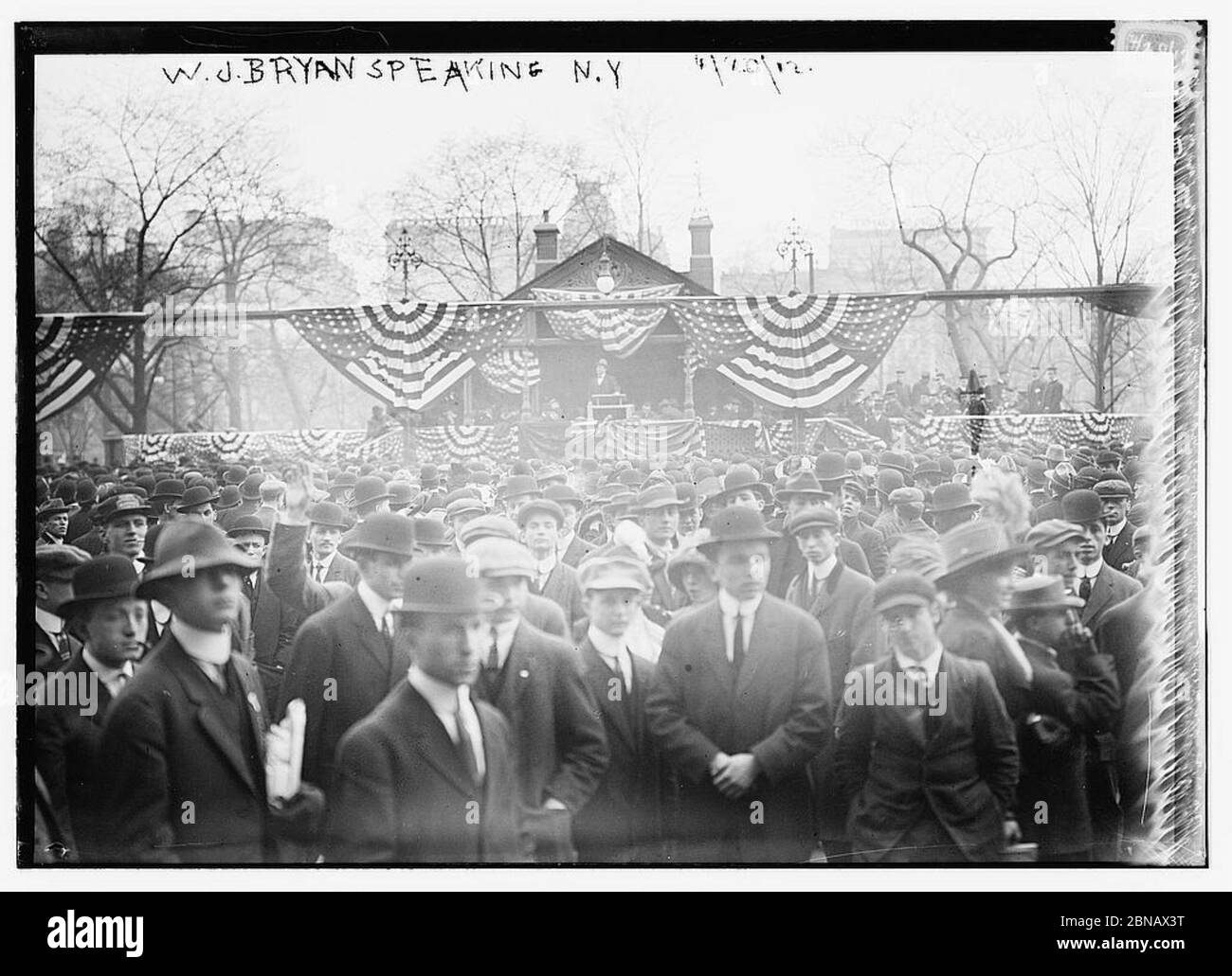 W.J. Bryan speaking N.Y. (LOC) by The Library of Congress Stock Photo ...