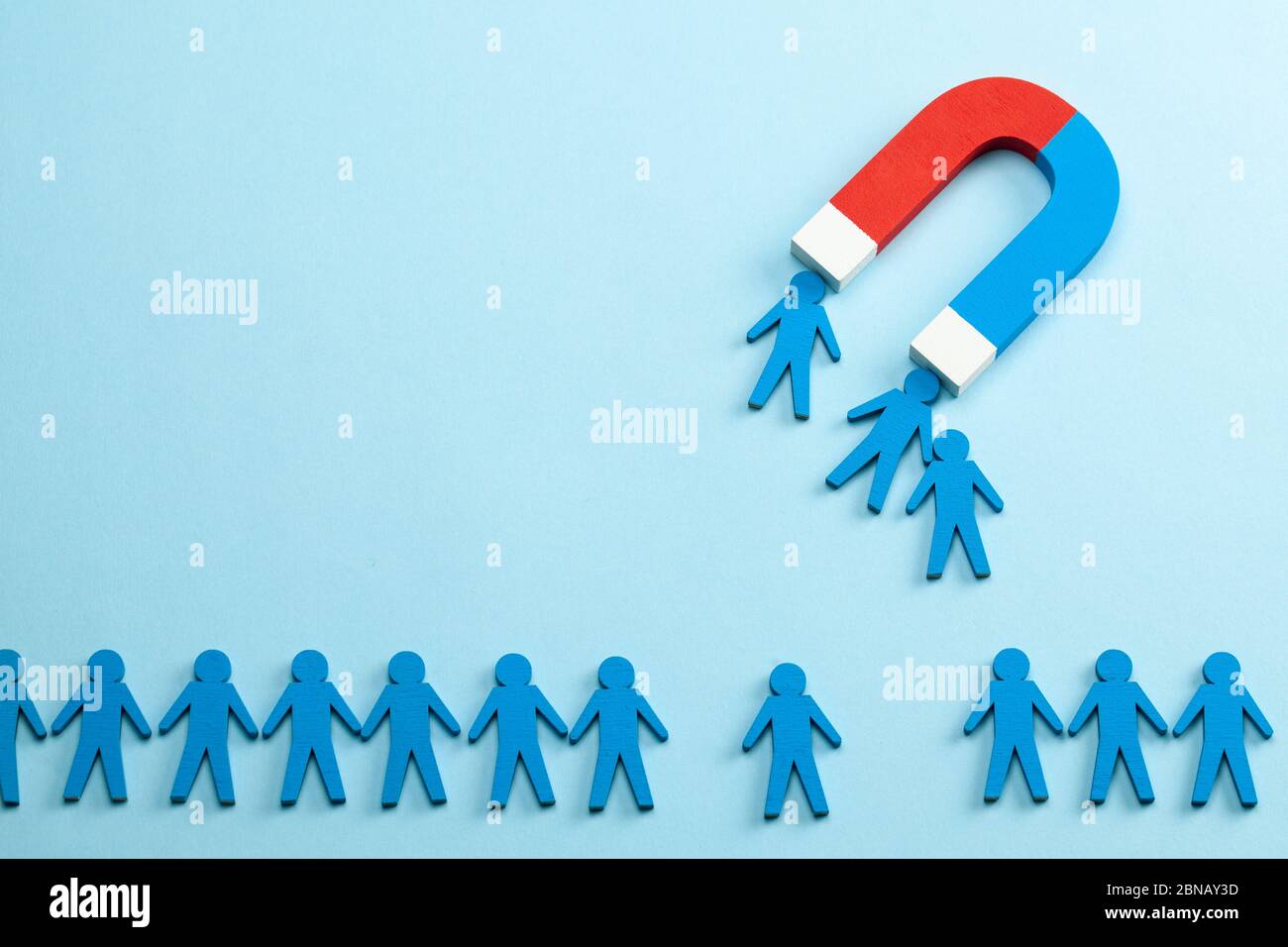 Magnet Recruitment Personnel recruitment and a magnet attracts good employee leaders. Blue ...