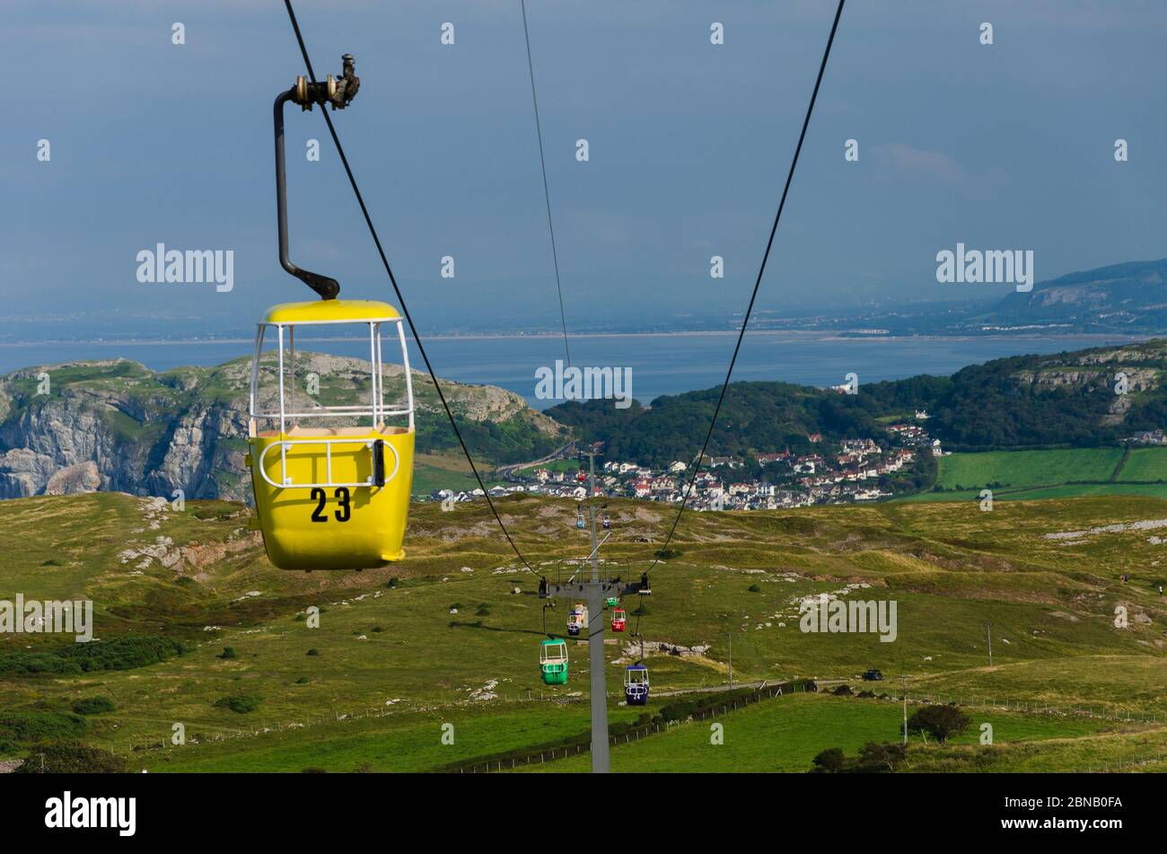 Llandudno Wales UK Aug 27 2019 The Llandudno Cable Car Is An llandudno-wales-uk-aug-27-2019-the-llandudno-cable-car-is-an