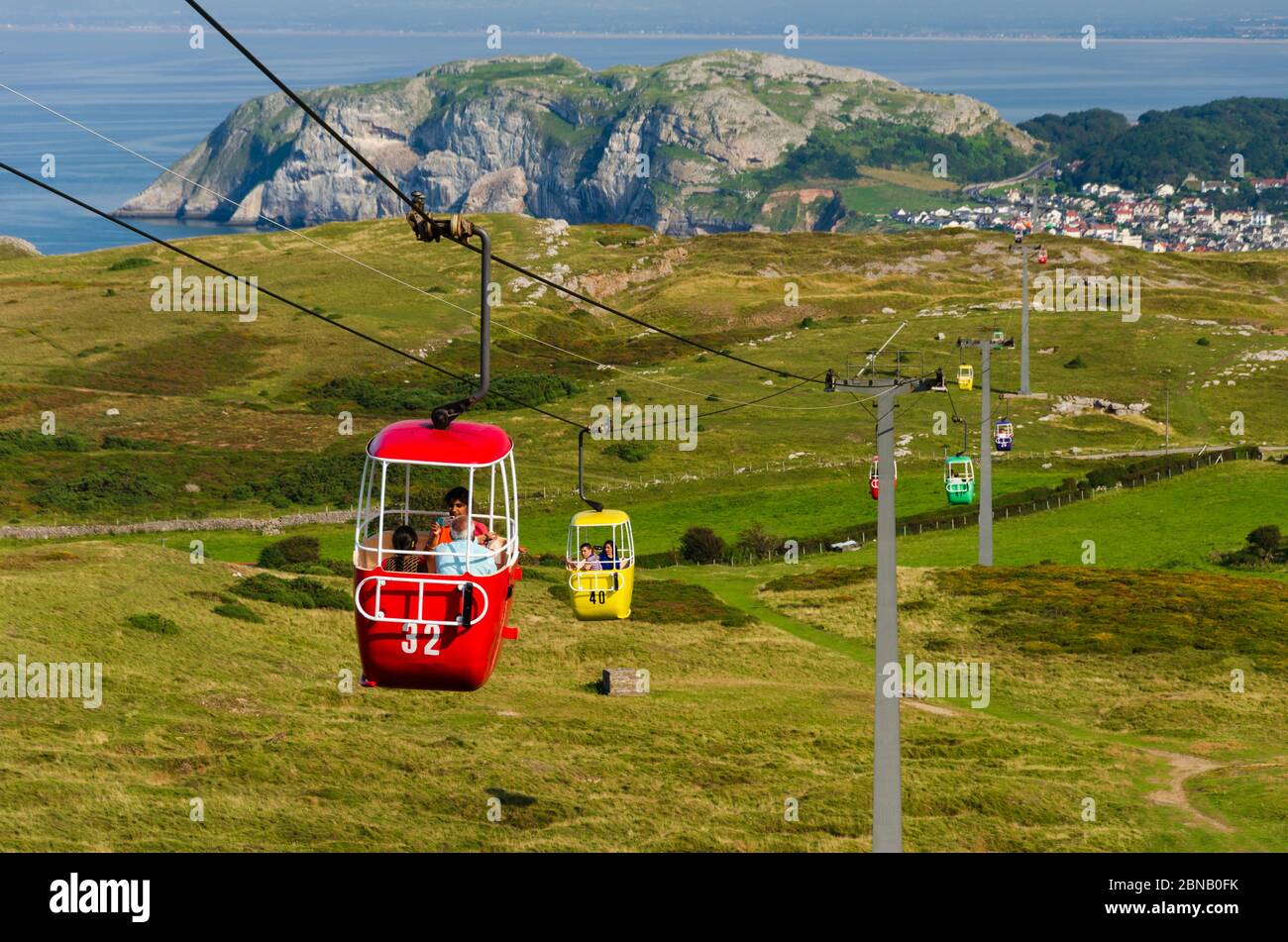 Llandudno Wales UK Aug 27 2019 The Llandudno Cable Car Is An llandudno-wales-uk-aug-27-2019-the-llandudno-cable-car-is-an