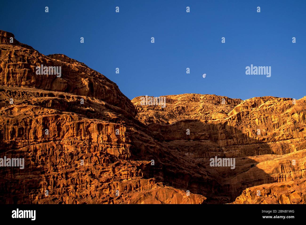 Wadi Rum desert, Giordania Stock Photo