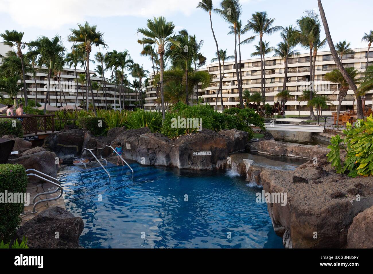 Black Rock Beach, Maui Stock Photo - Alamy
