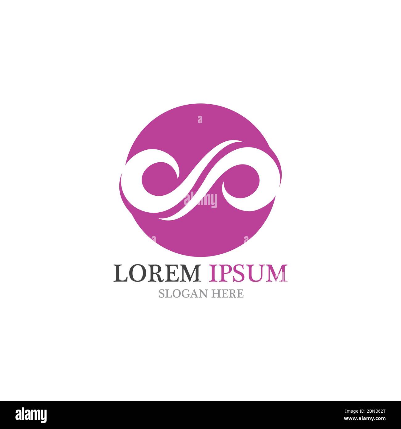 Infinity logo and symbol vector Stock Vector
