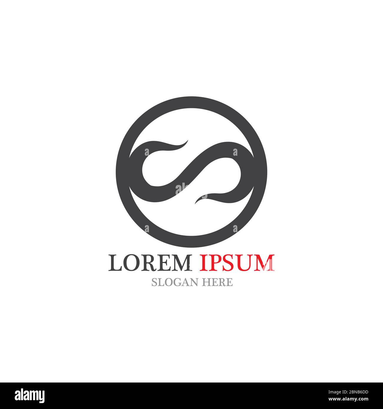 Infinity logo and symbol vector Stock Vector