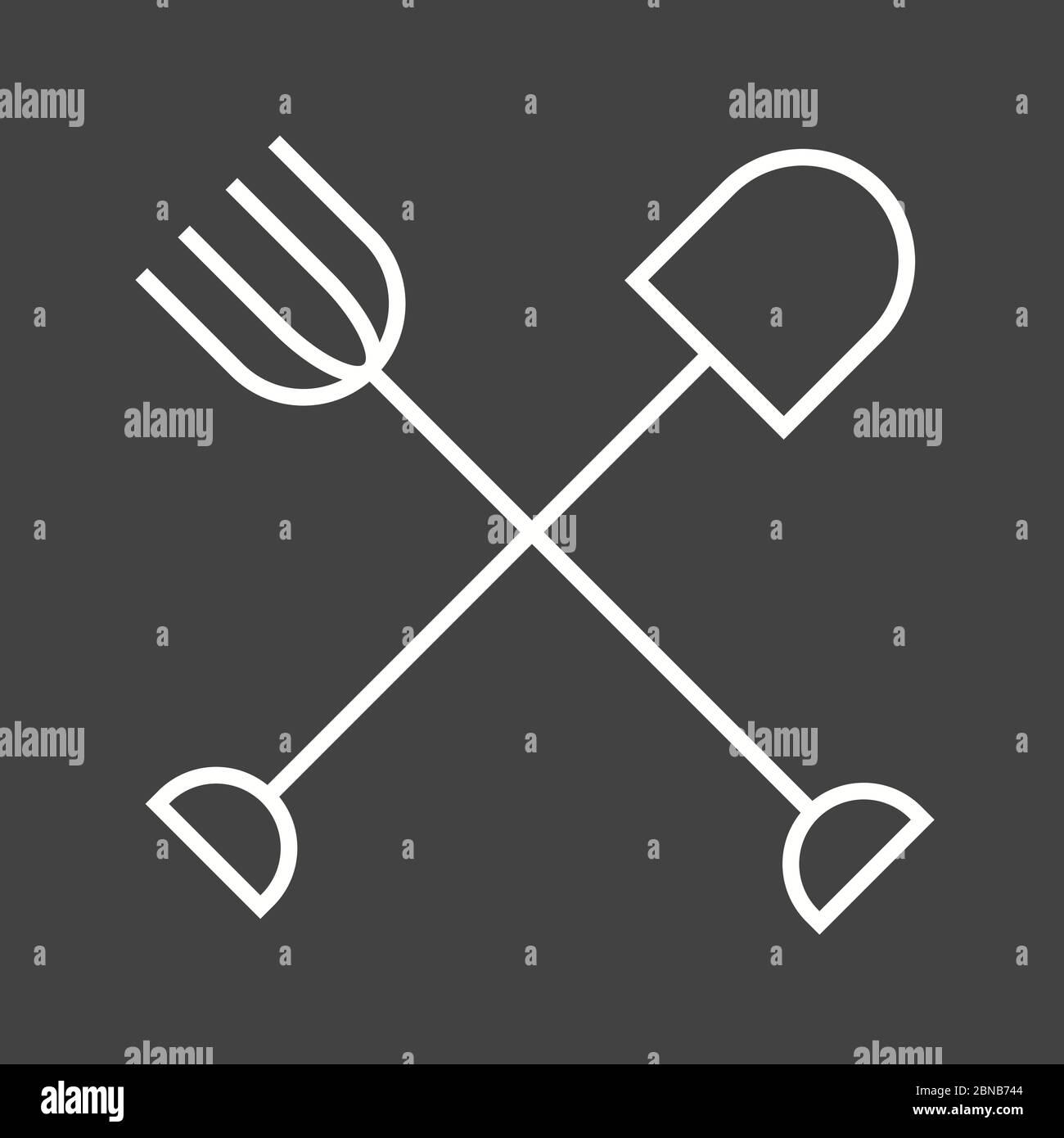 Beautiful Farming Line Vector Icon Stock Vector Image & Art - Alamy