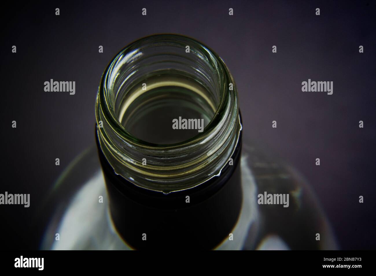 Screw top wine bottle Stock Photo