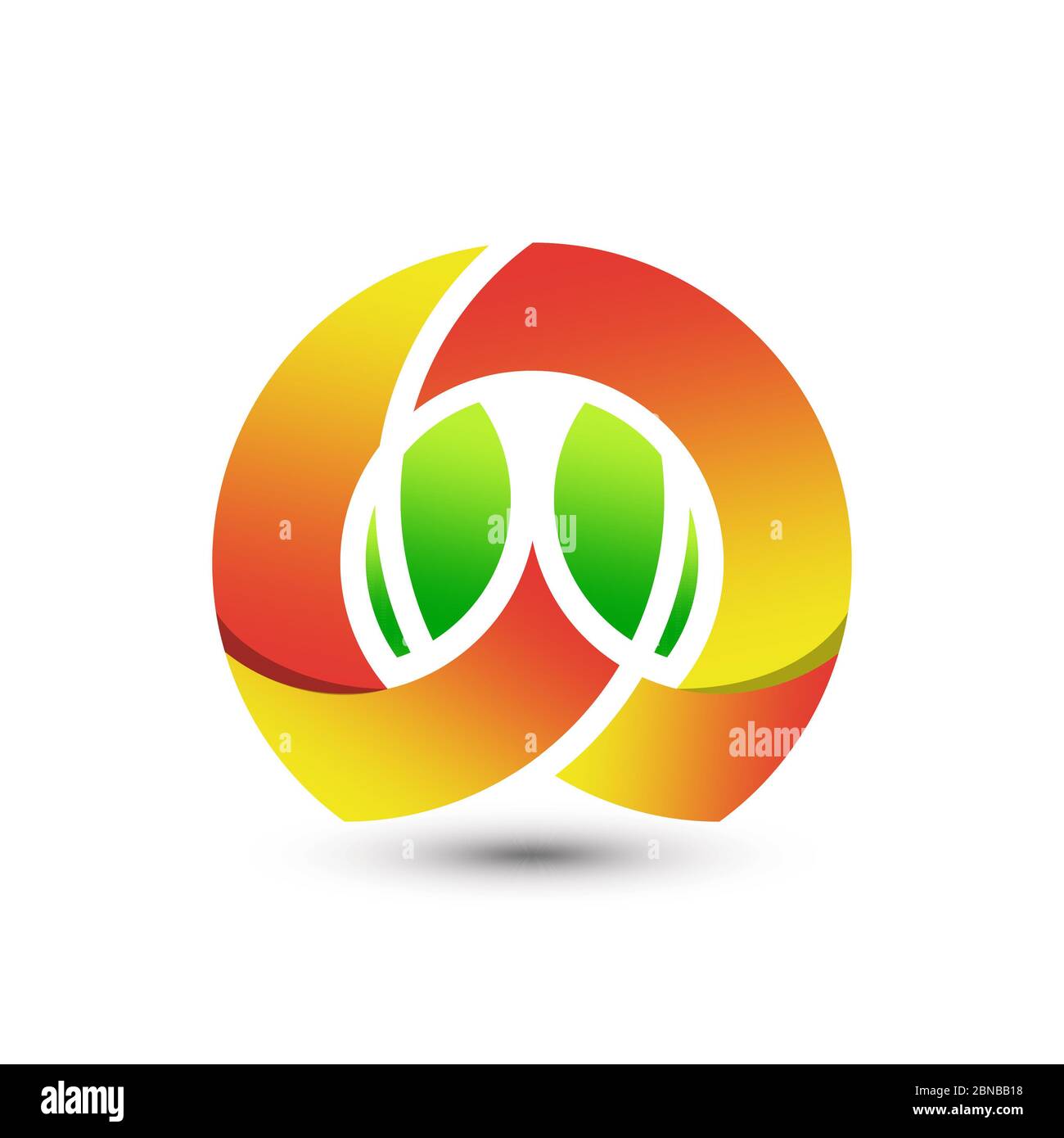Awesome Abstract Gradient Letter W Leaf Company Modern Logo Design ...
